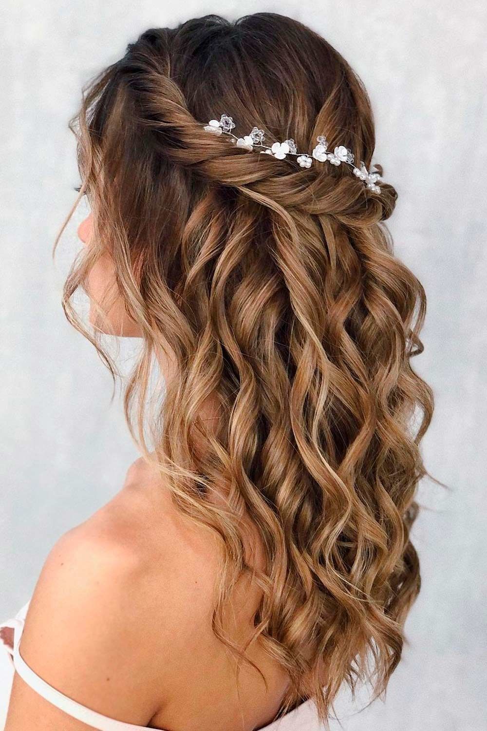 Half Up Updo For Wavy Hair