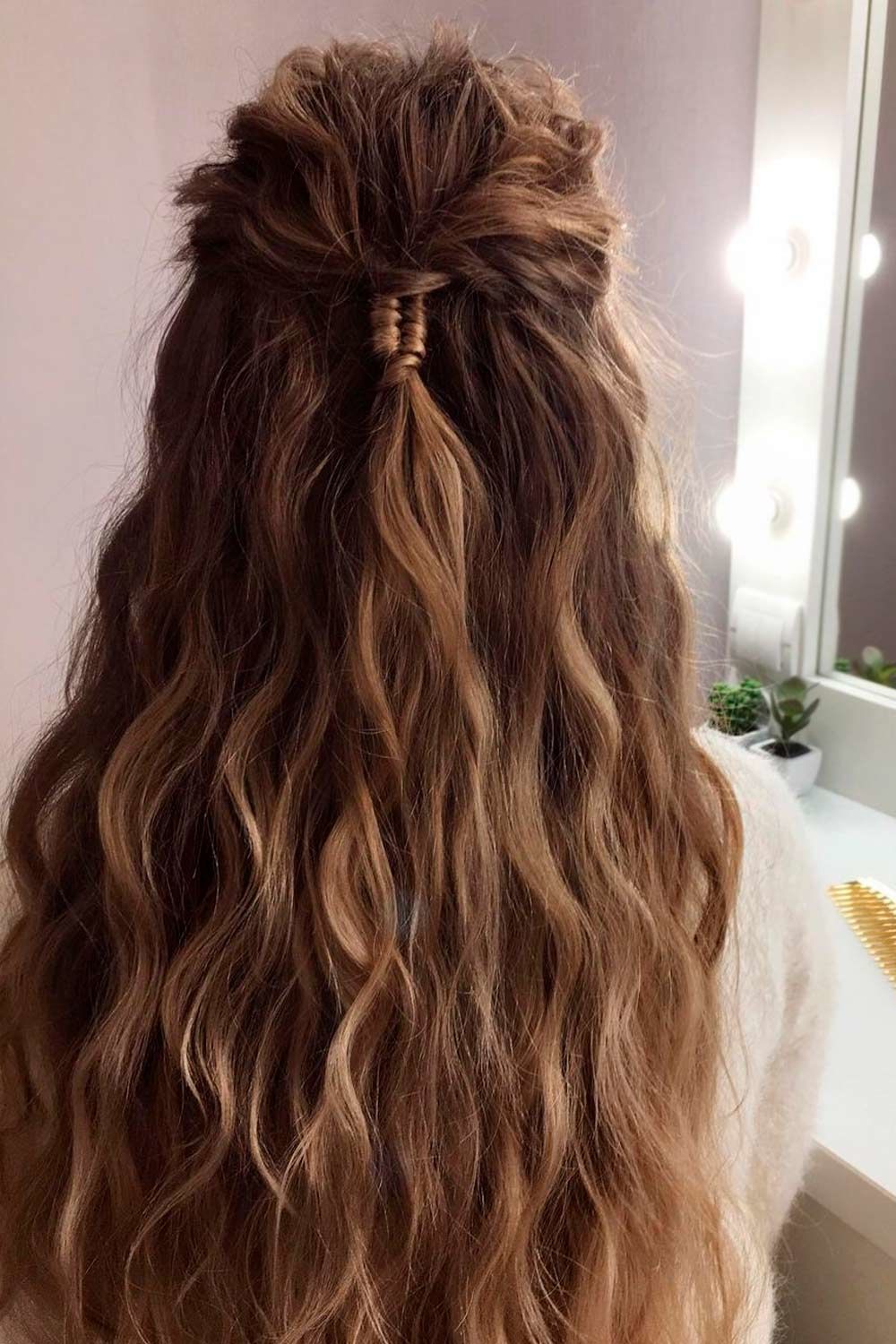 Inspiring Half Up Bun Hairstyles For Long Hair