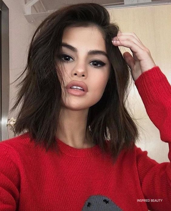 Selena Gomez Celebrity Christmas hair