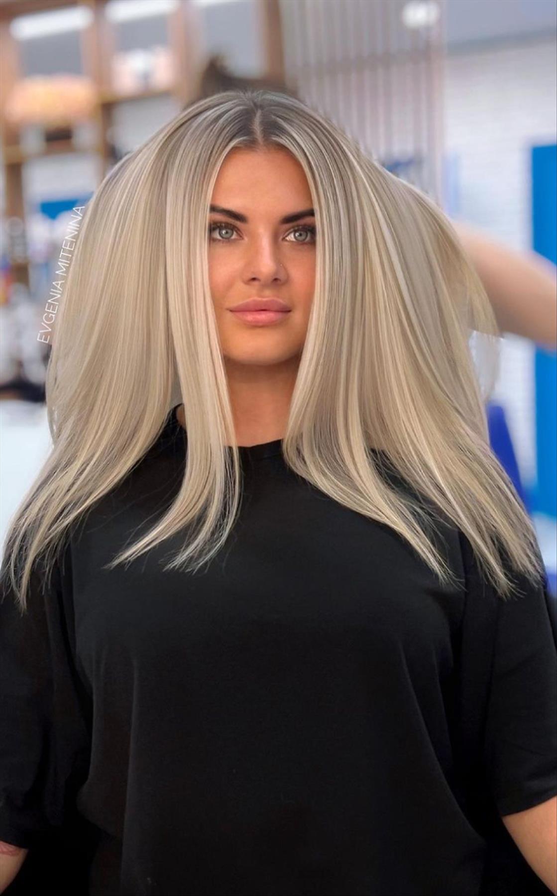 layered hairstyles for straight medium length hair 14