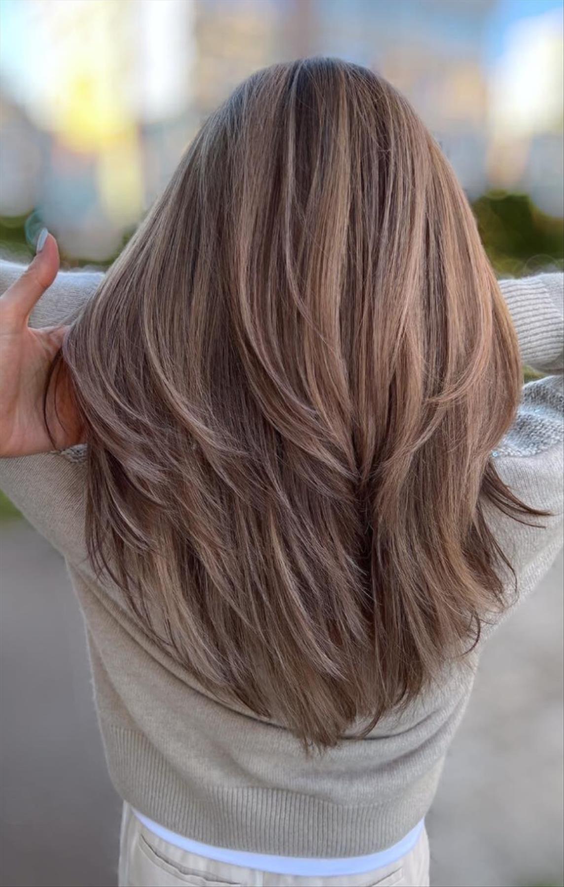 layered hairstyles for straight medium length hair 9