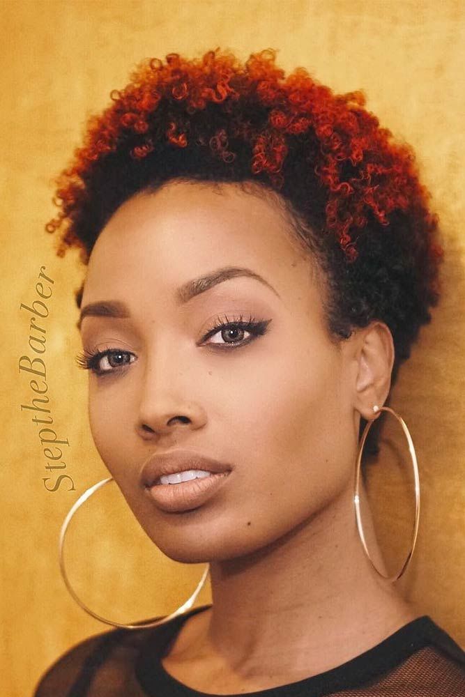 taper haircut women layered black red balayage long high natural curly