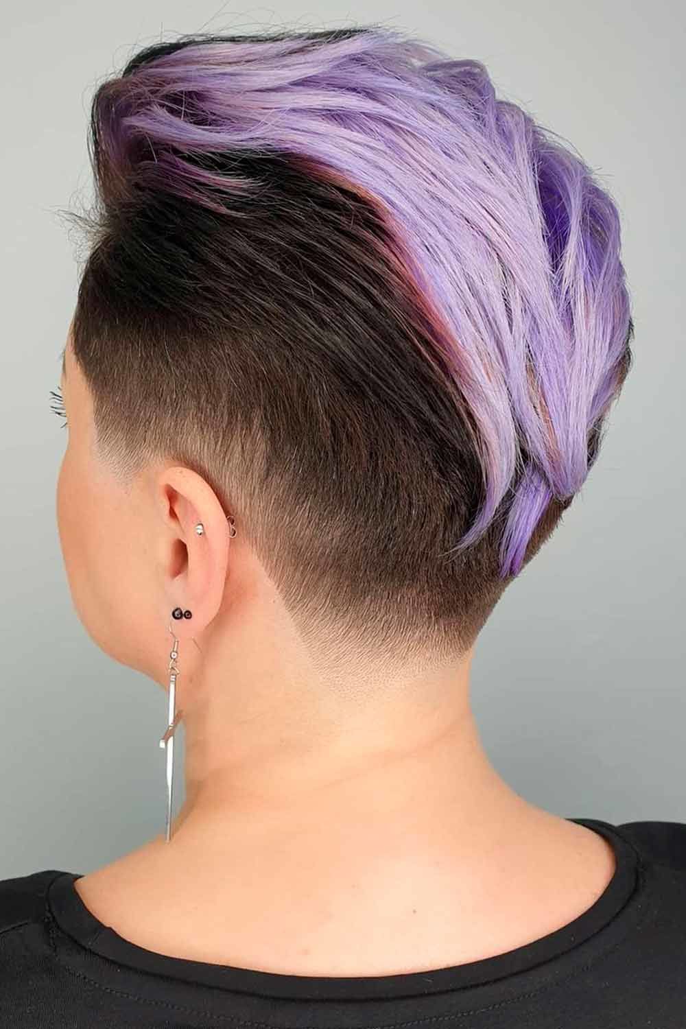taper haircut women layered ombre