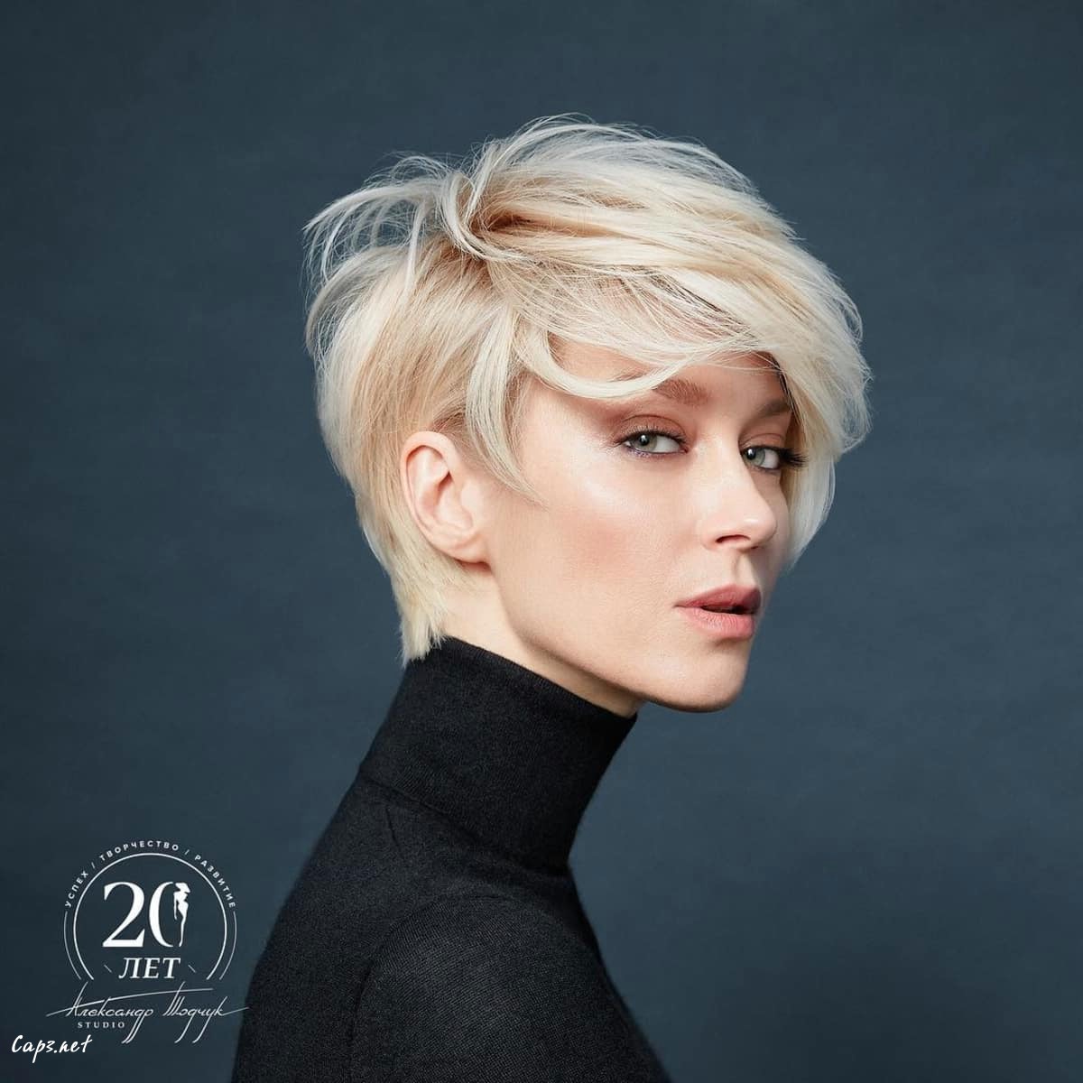 blowout for long pixie