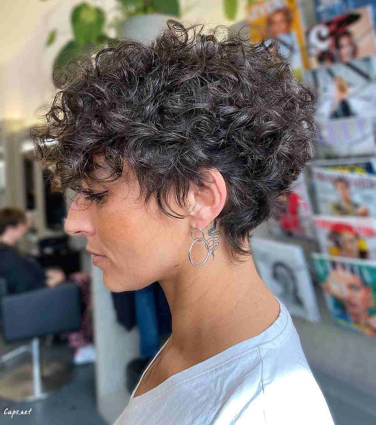 curly pixie for naturally curly hair