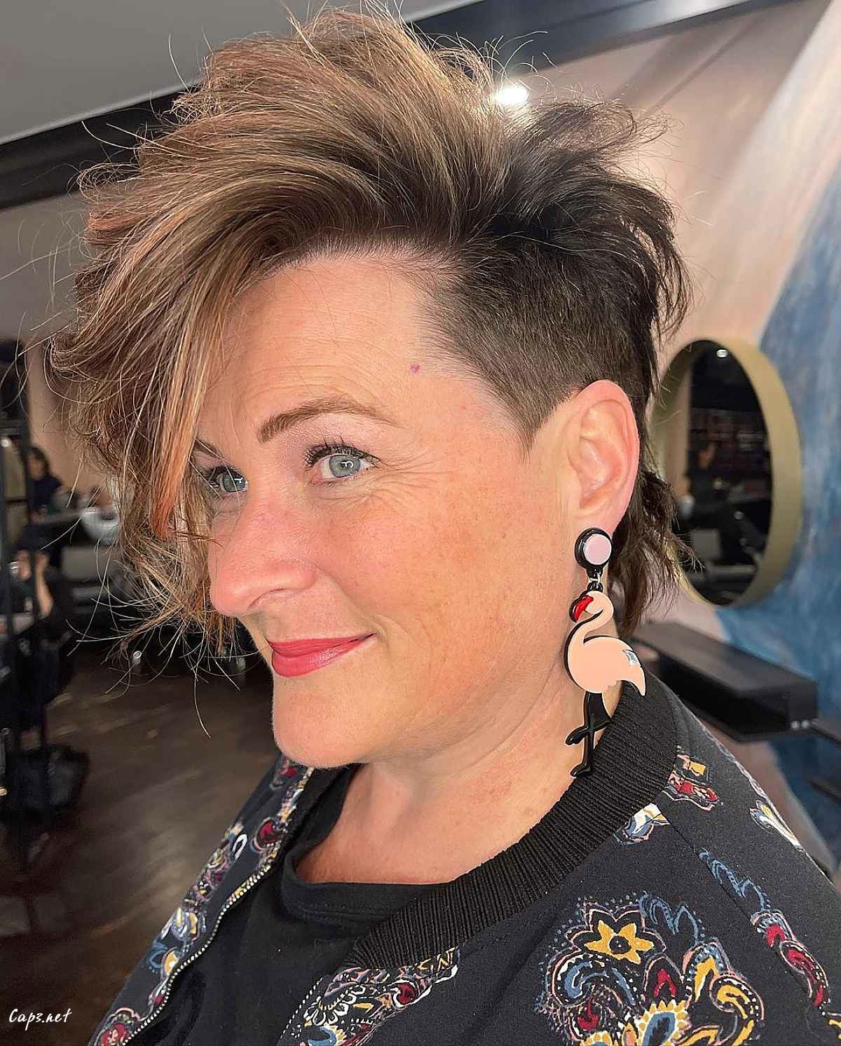 funky pixie cut for women over 40