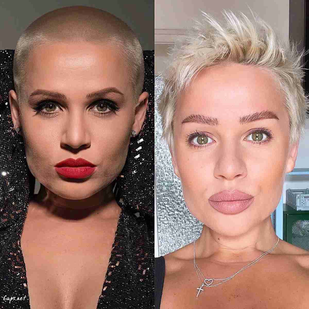 growing out a pixie