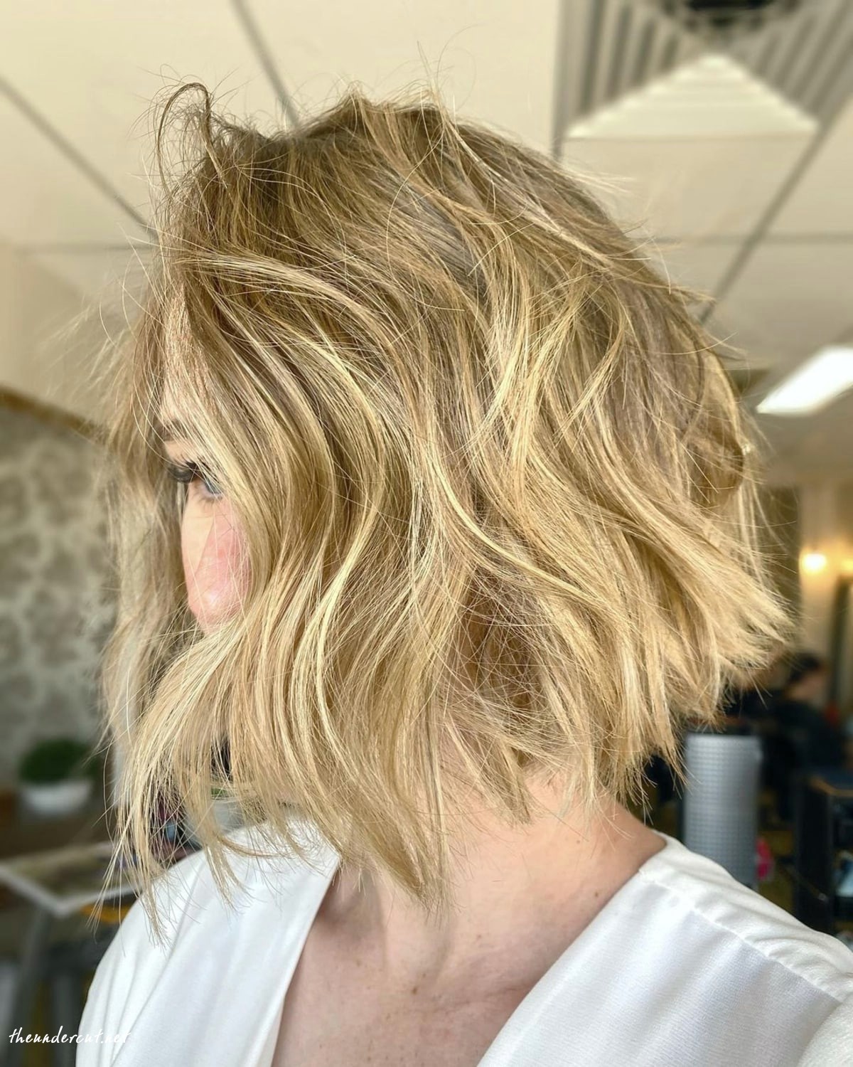 inverted bob shag