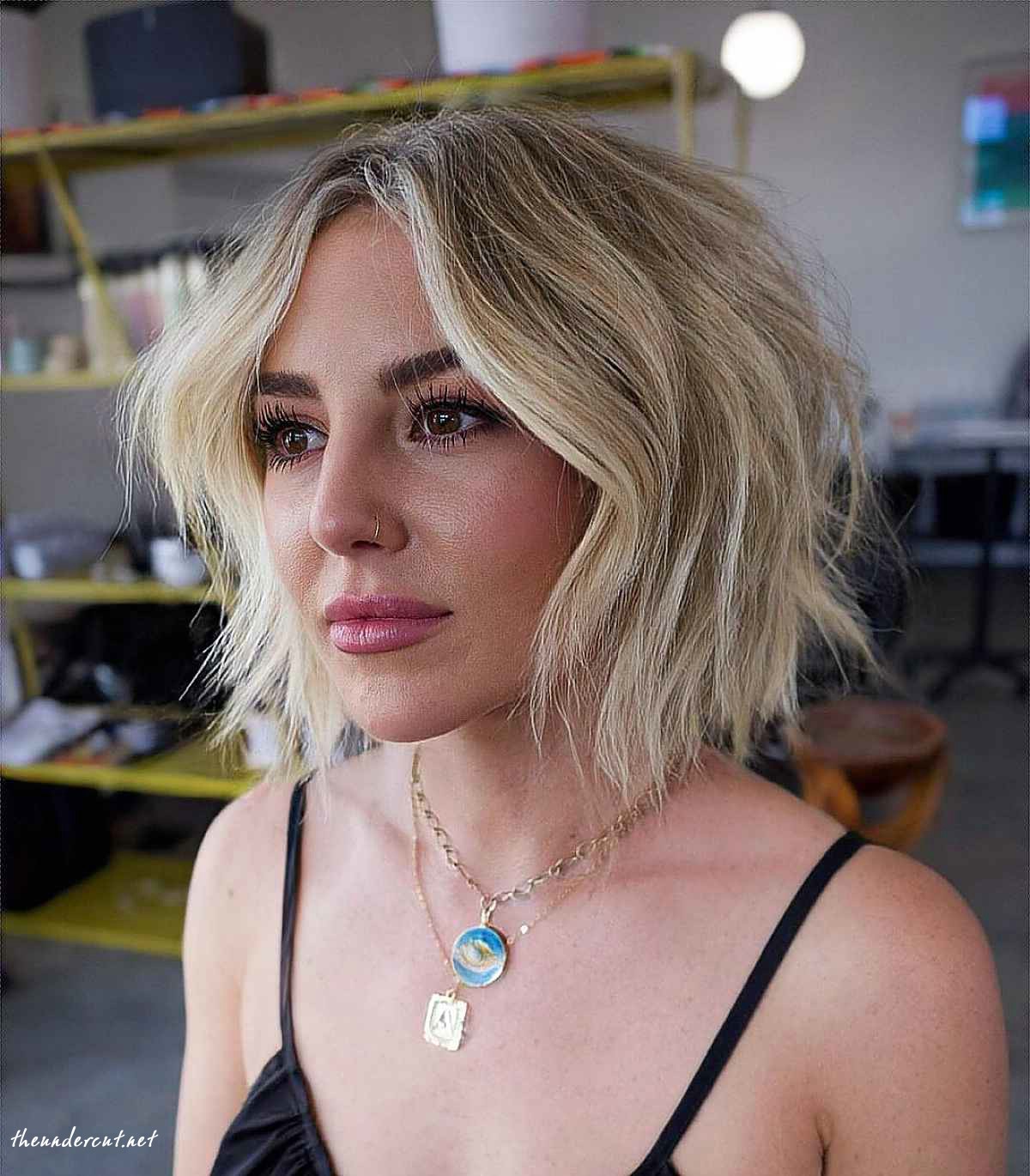 long layered bob shag haircut
