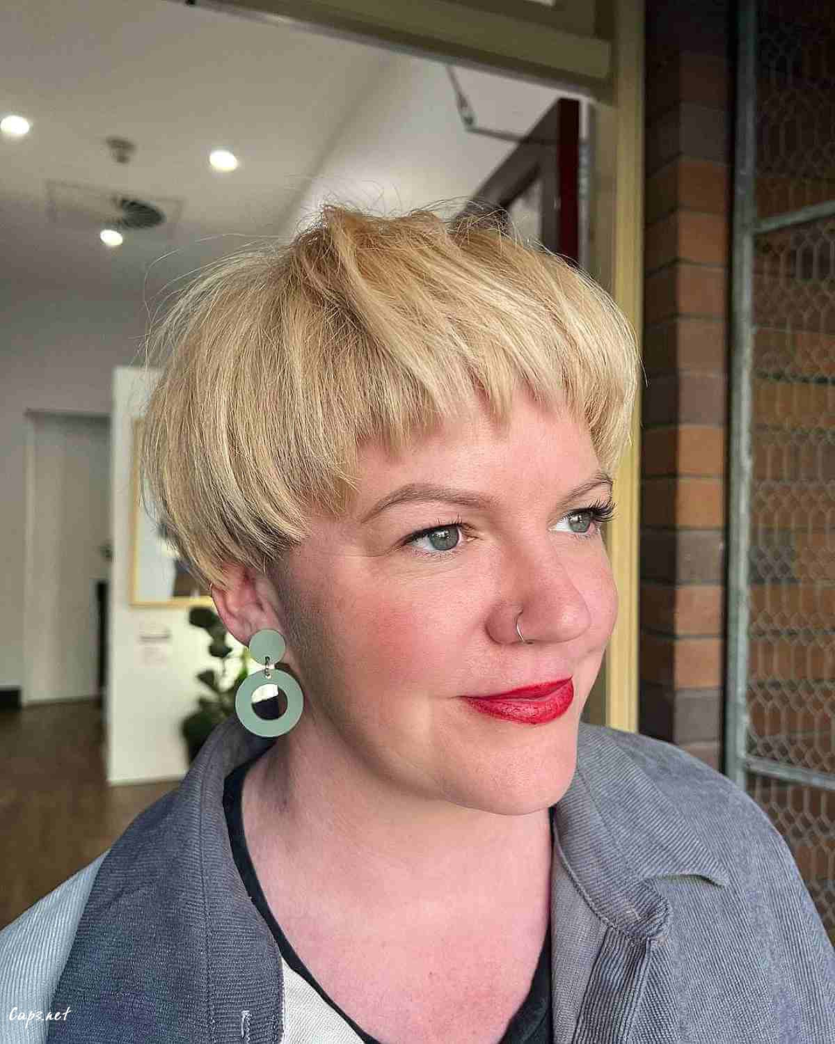 pixie bowl cut