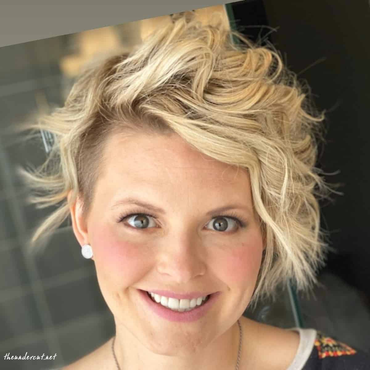 shag tousled bob with undercut