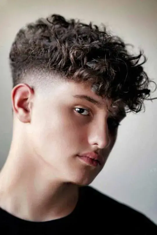 Curly Top With High Volume