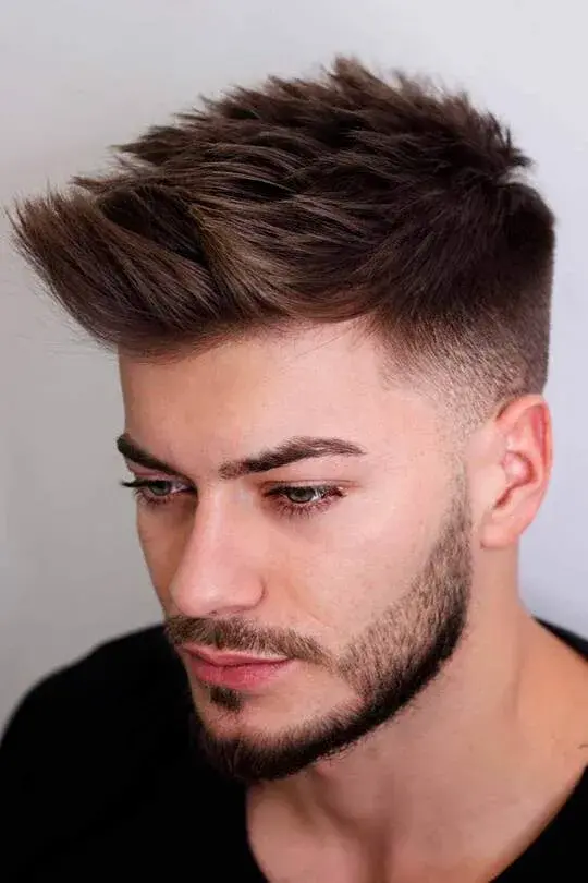 Faux Hawk Taper Fade