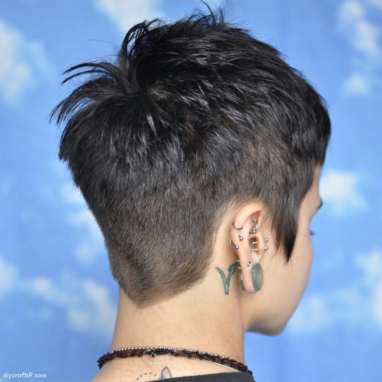 Short Brown Pixie