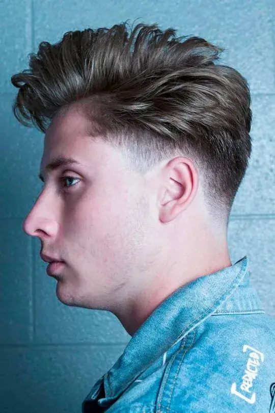 Taper Fade Comb Over Style
