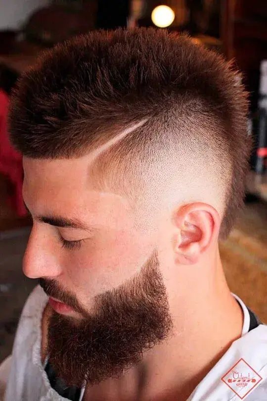 Tapered Mohawk Fade Cut