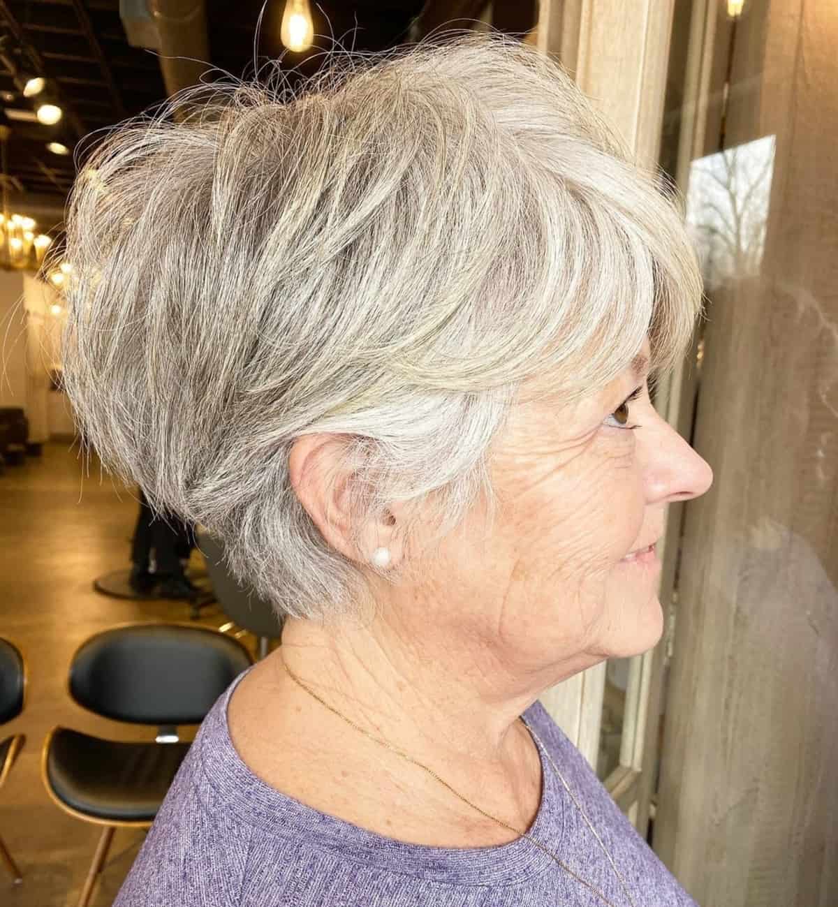 bob cutpixie cut combo for ladies over 60 1