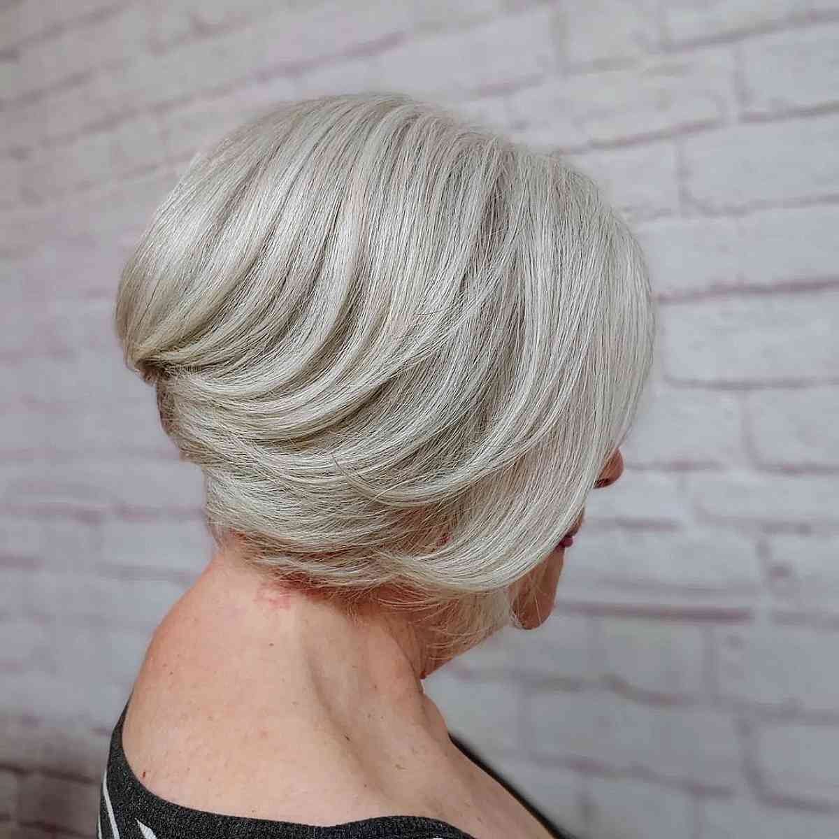 cool neck length a line bob