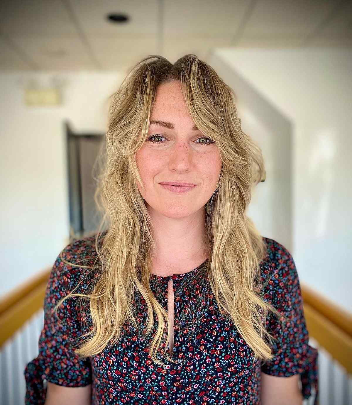 long beachy wavy hair for women over 40