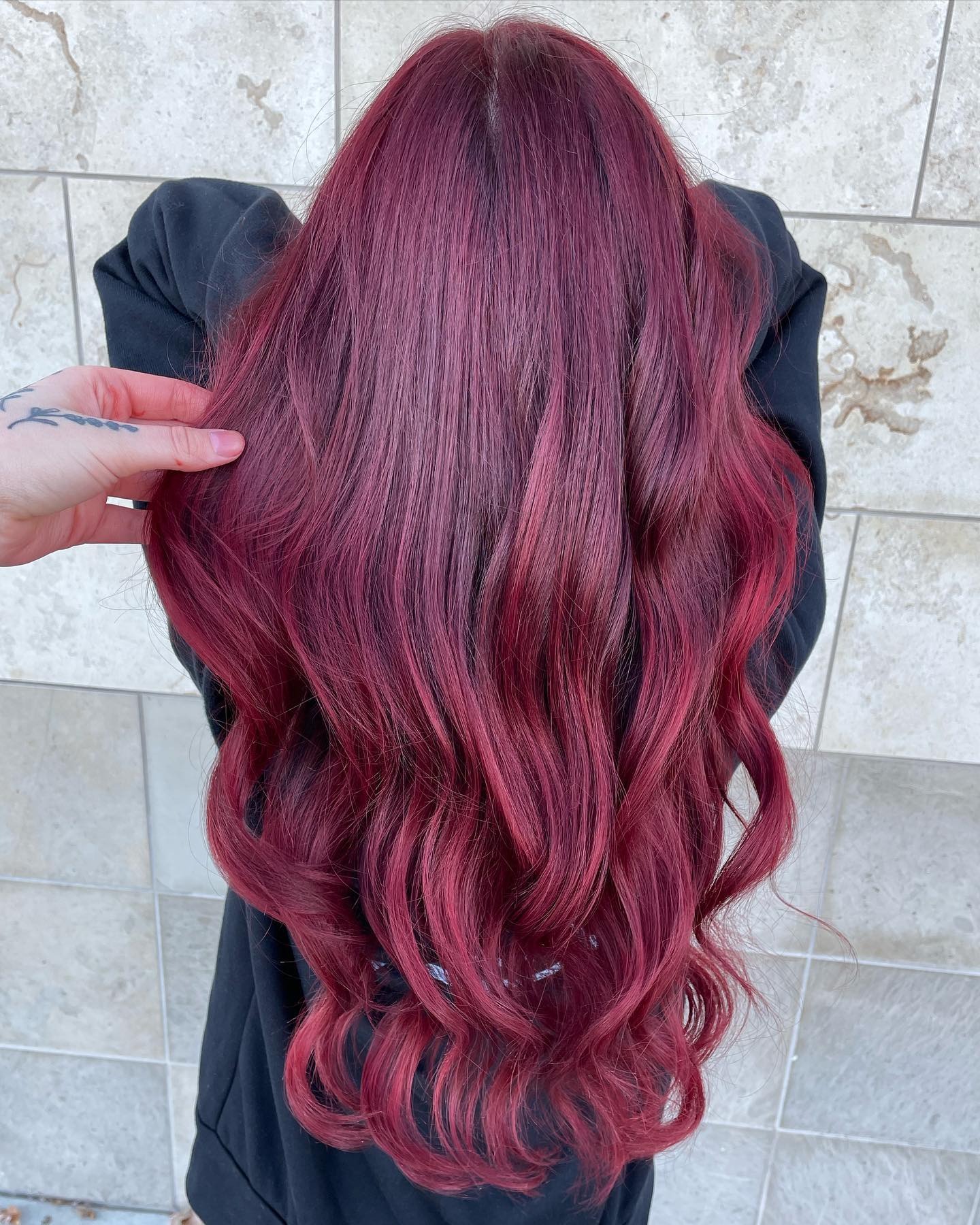 merlot hair color