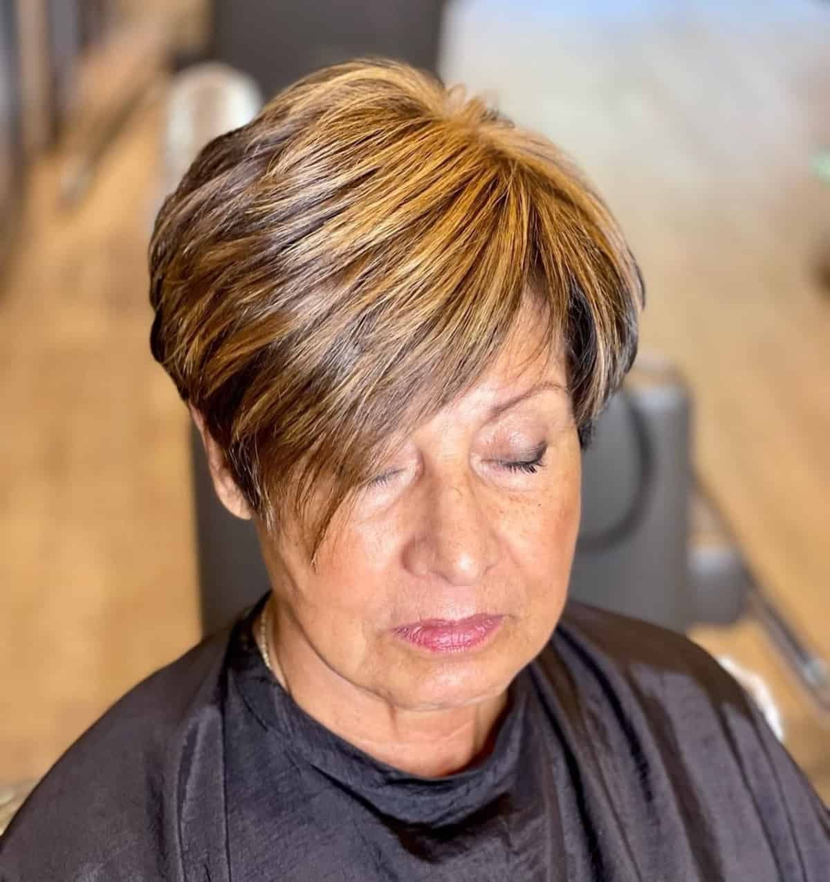 short pixie bob for old ladies in their sixties 1