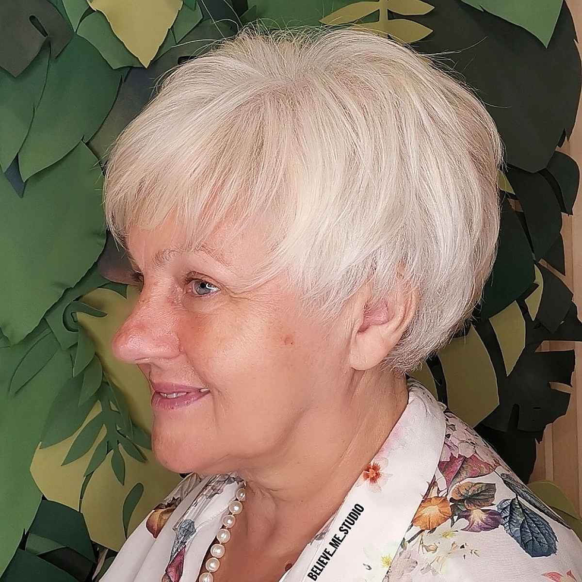voluminous pixie bob for 60 year olds with fine hair 1