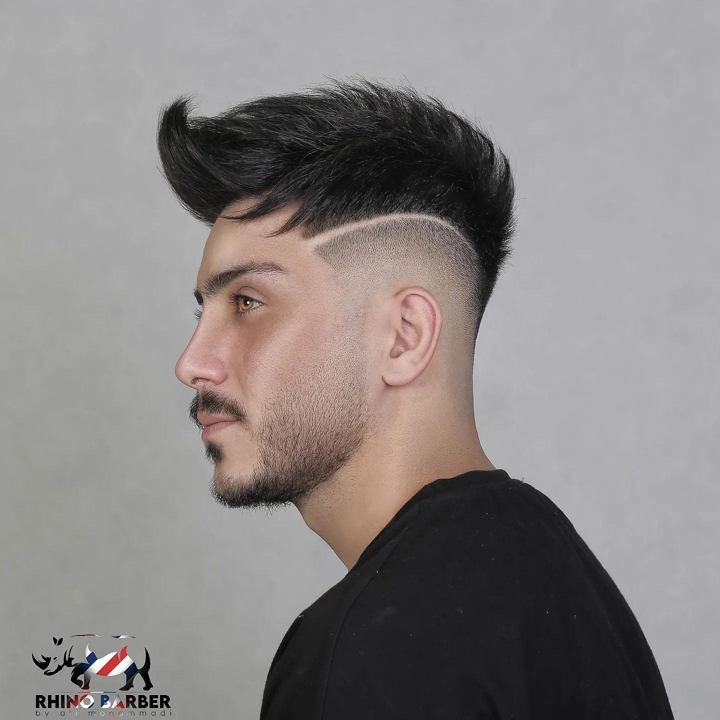 Black Long Spiky Hairstyle