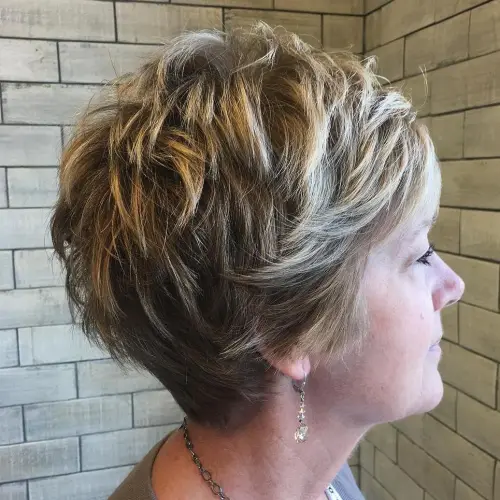 Blonde Pixie Cut