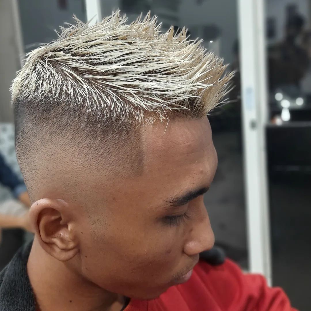 Blonde Spiky Hairstyle