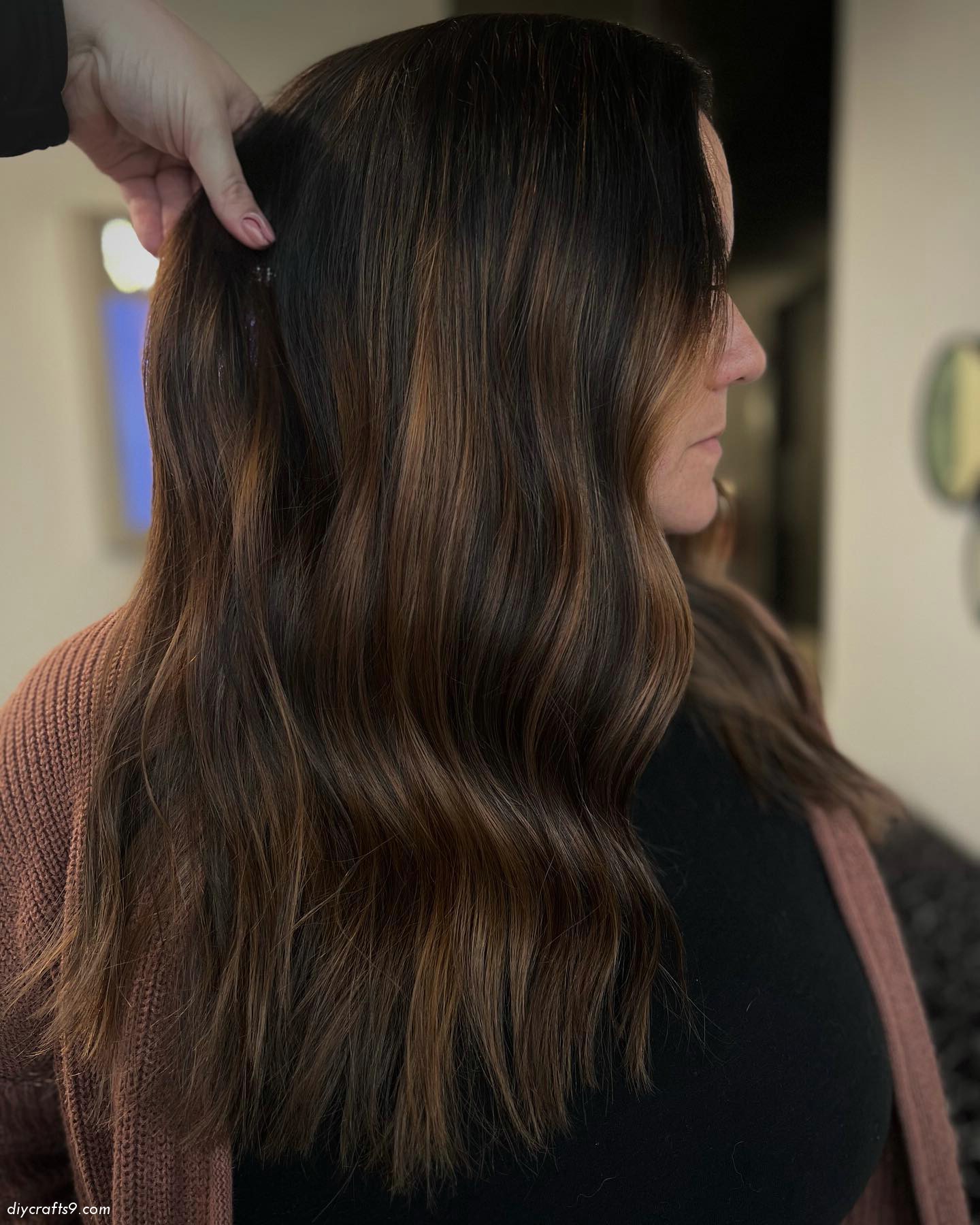 Brown Mushroom Hair Color With Highlights