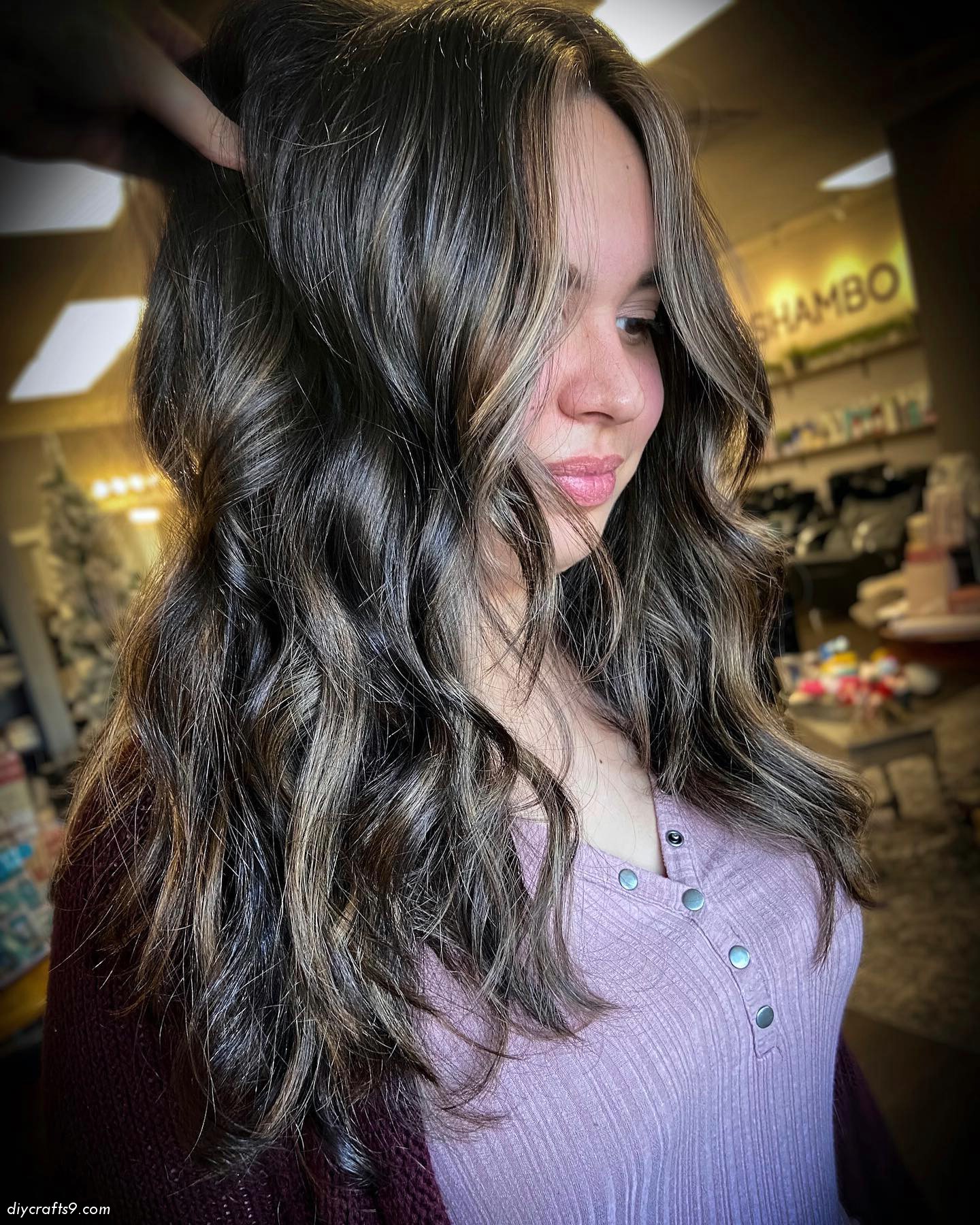 Brown Roots Mushroom Hair Color