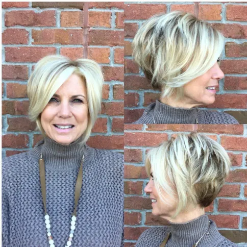 Chic Blonde Pixie Bob for Over 50