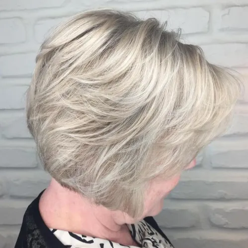 Chin Length Feathered Haircut
