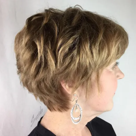 Choppy Pixie for Thick Fine Hair