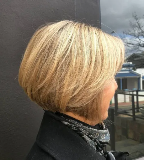Classy and Classic Honey Blonde Bob