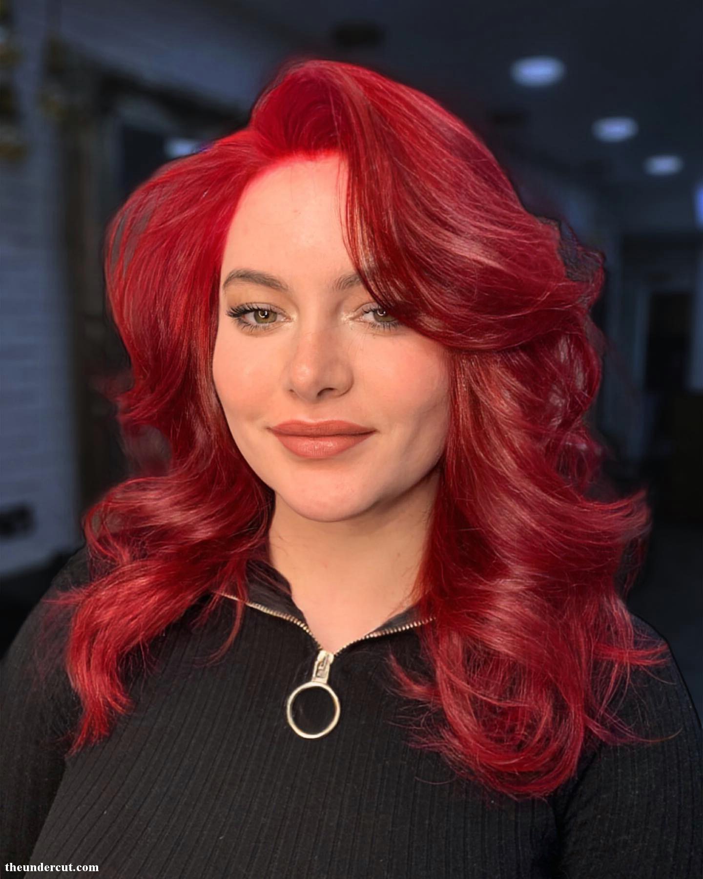 Colorful Bright Red Hair