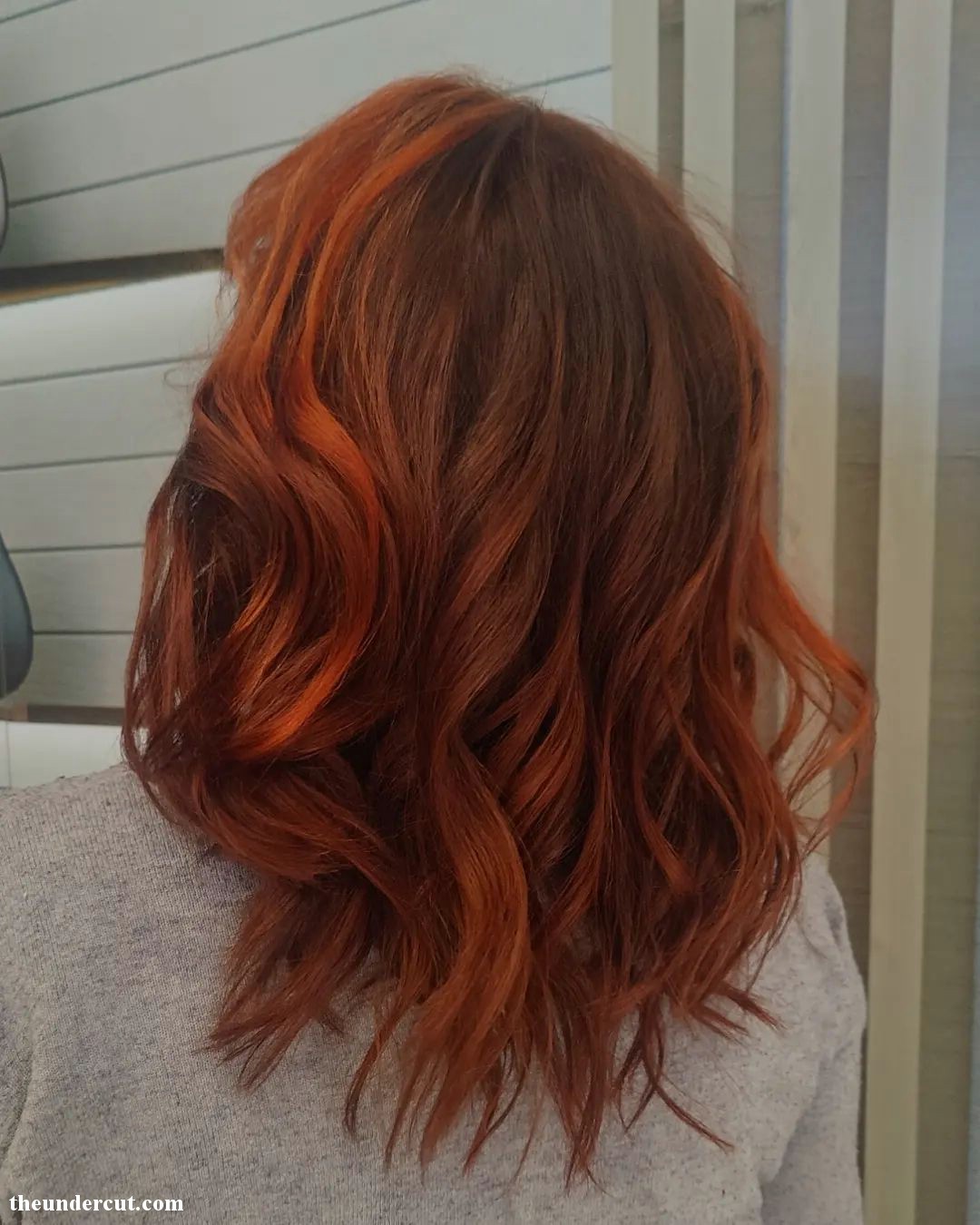 Cool Dark Red Hair Look