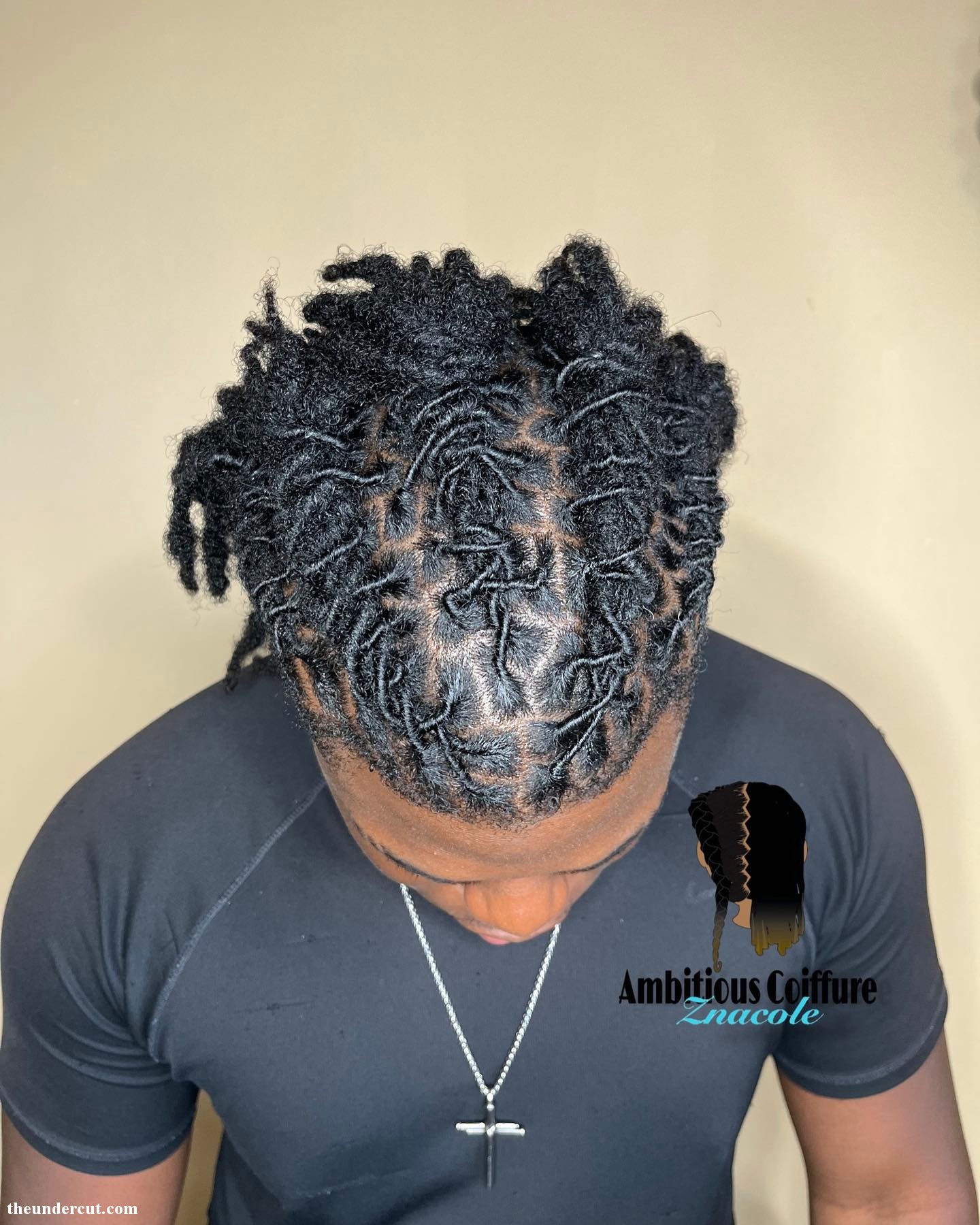 Cool Thin Mens Braided Hair Look