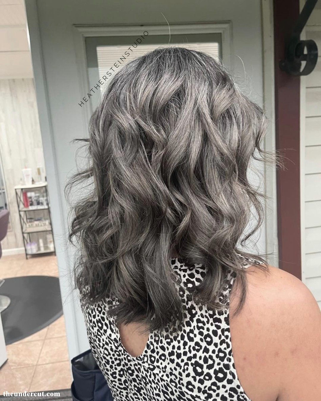 Dark Brown Gray Hair Blend