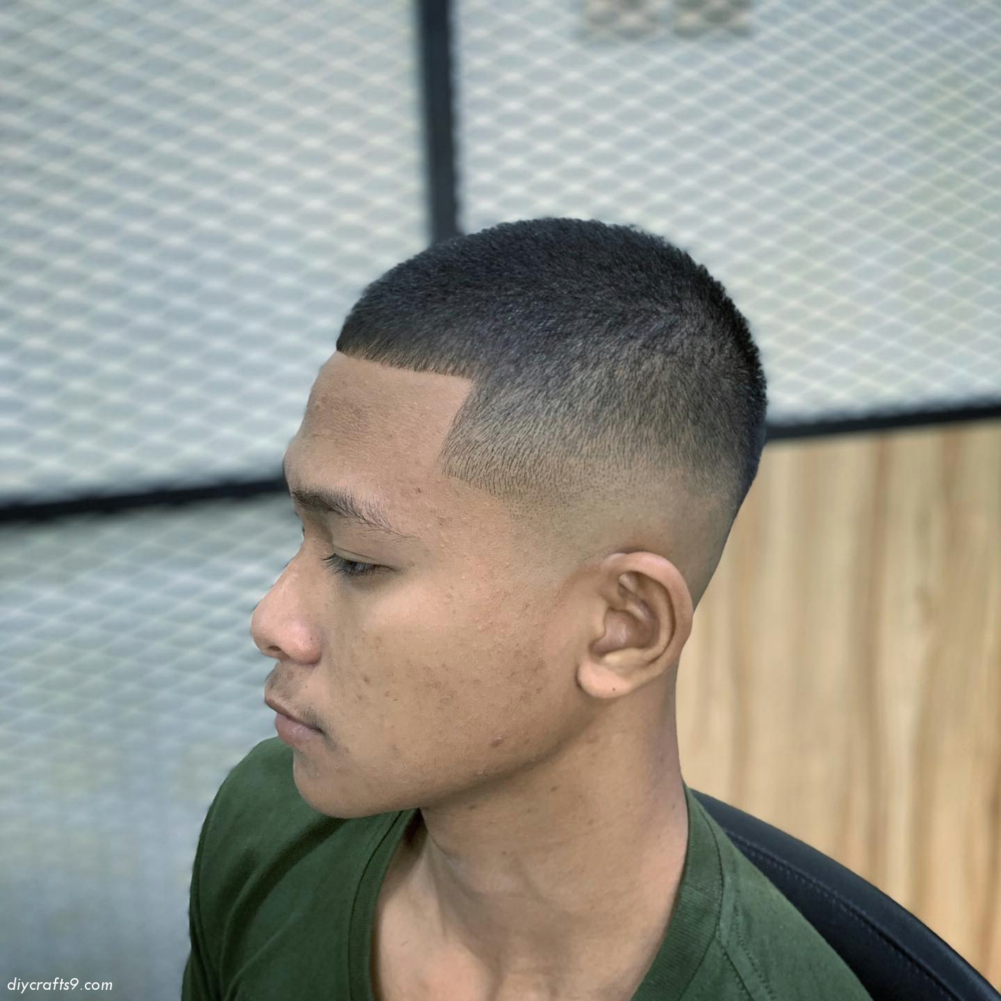 Defined Buzzcut Hair