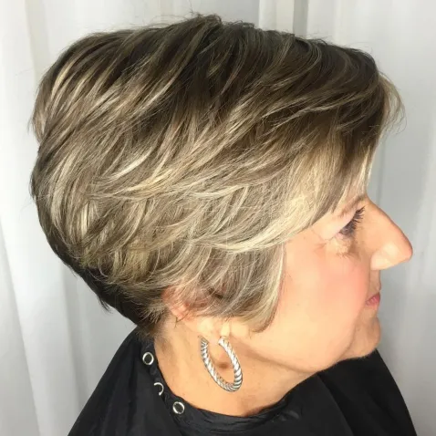 Feathered Pixie Cut