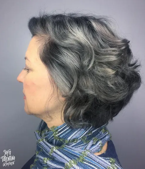 Feminine Shorter Hairstyle for Curly Hair