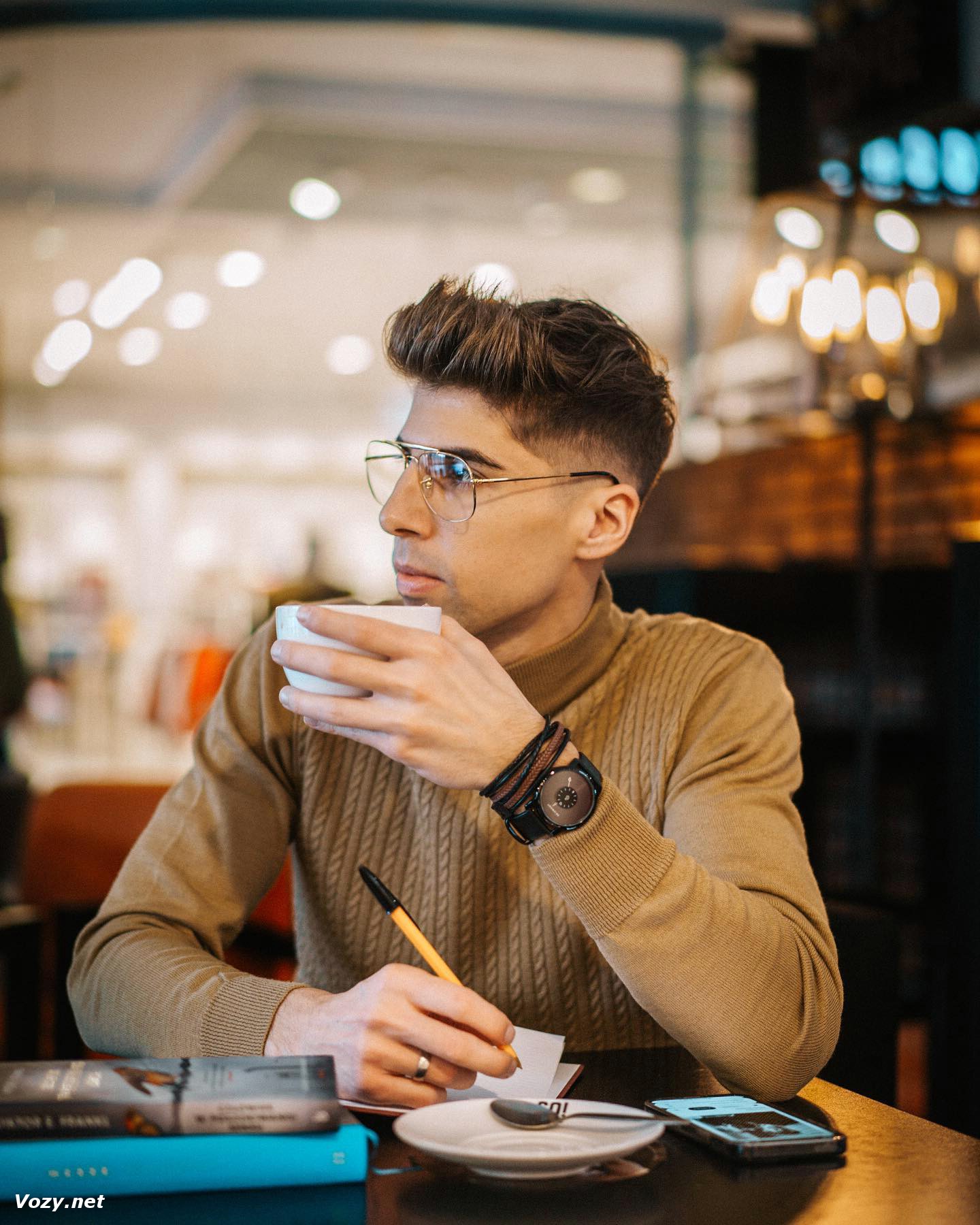 Fluffy Top Vintage Mens Hairdo