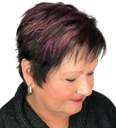 Layered Pixie with Textured Bangs