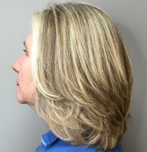 Medium Cut with Swoopy Layers