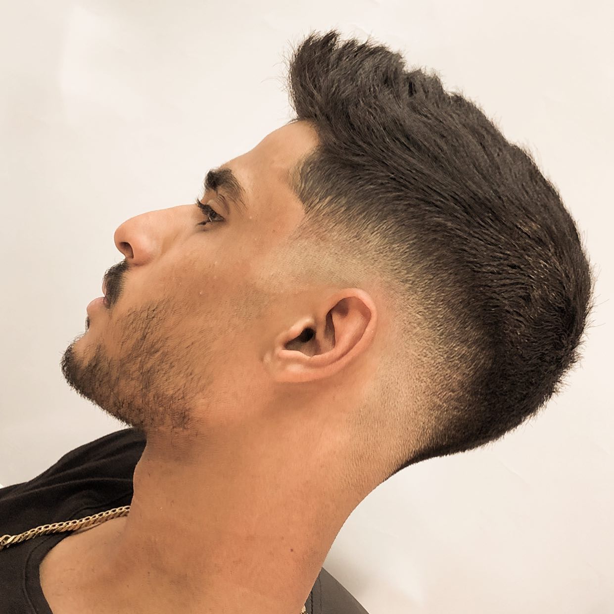 Natural Brown Spiky Hairstyle