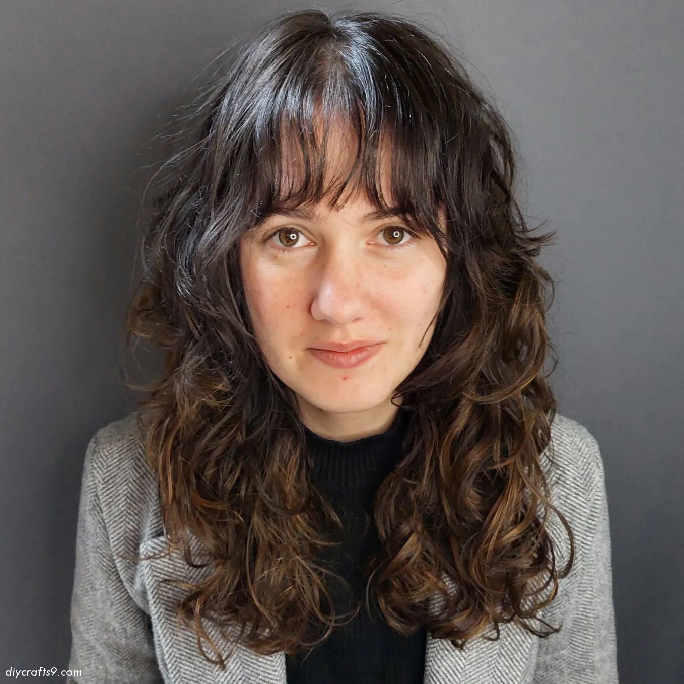 Natural Curly Shaggy Hair