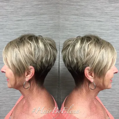 Pixie Bob with Soft Blonde Highlights