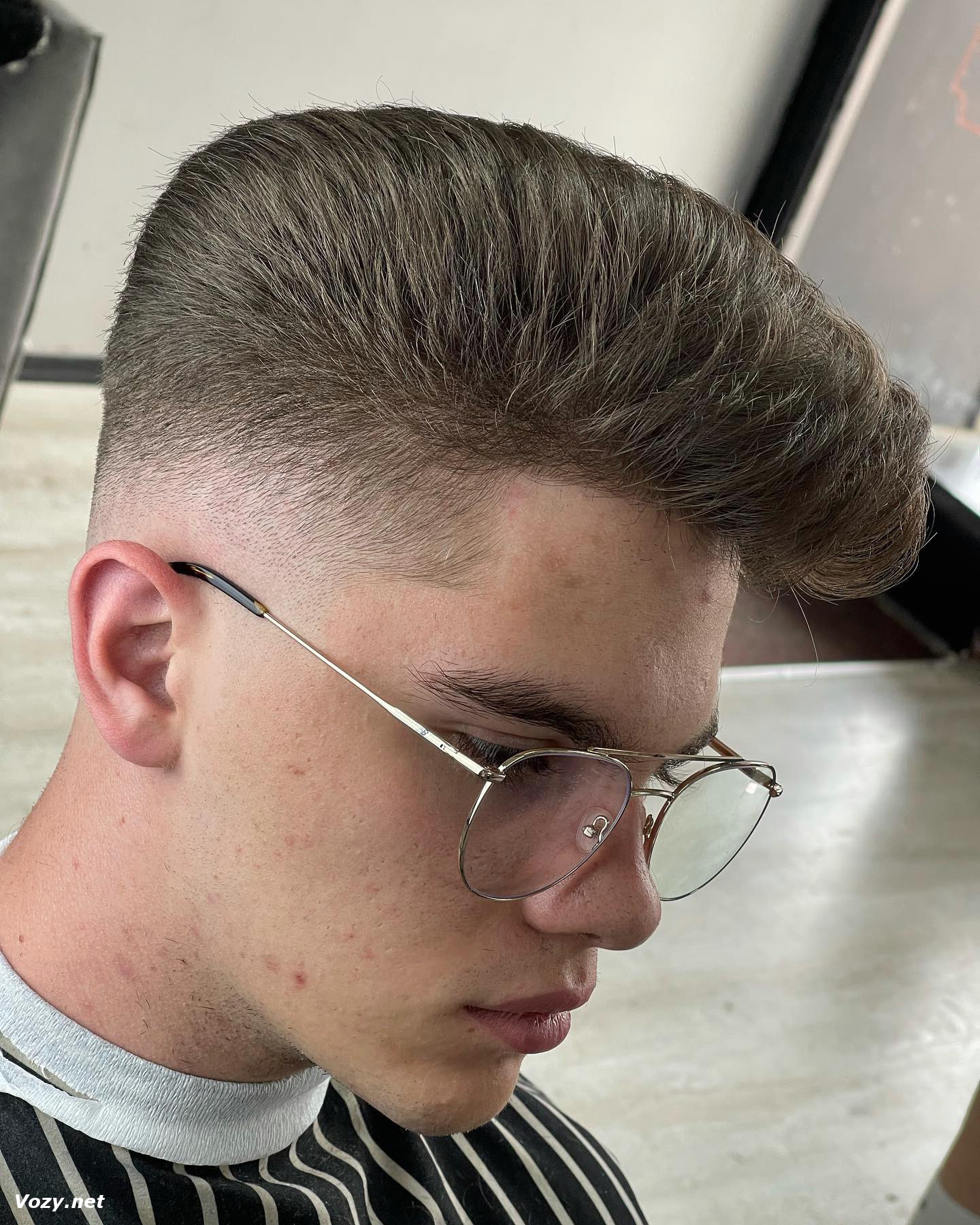 Pompadour Vintage Mens Hair