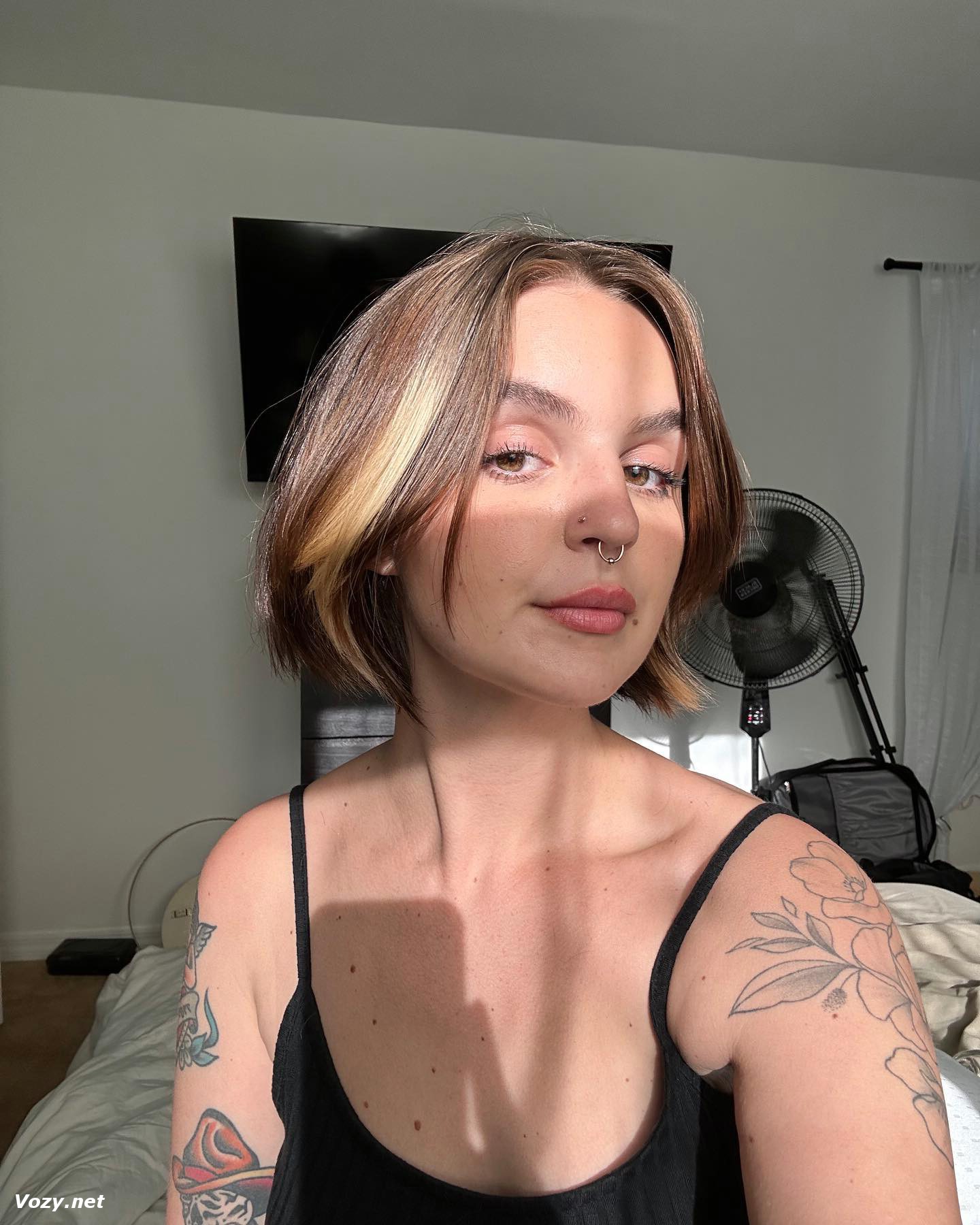Razor Bob With Highlights